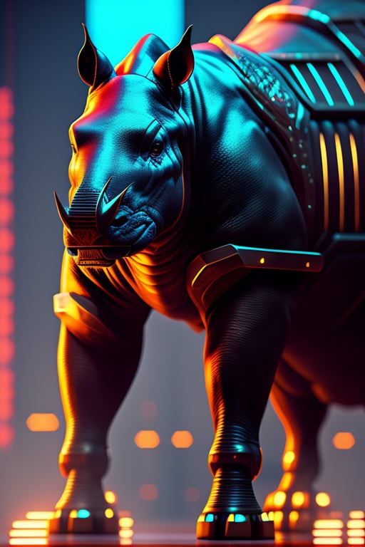 Lexica - cyberpunk rhino