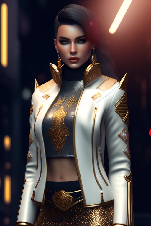 Lexica - royal attire cyberpunk