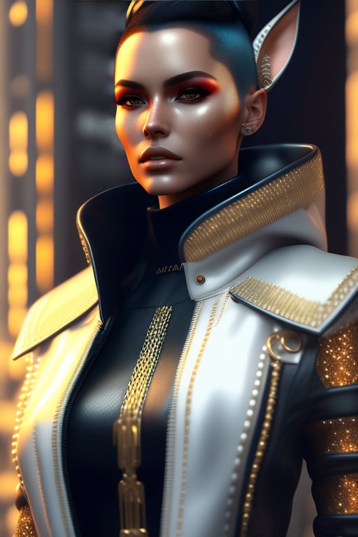 Lexica - royal attire cyberpunk