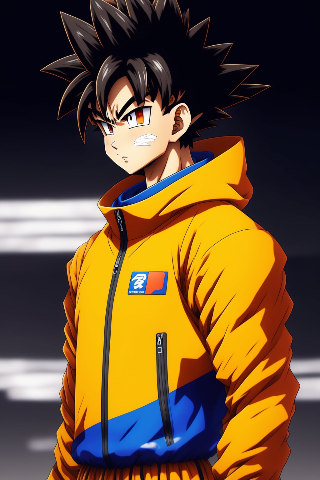 Lexica - goku from dragon ball z as a android in battle with gohan from  dragon ball z gt