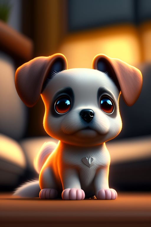 cute puppy dog eyes cartoon