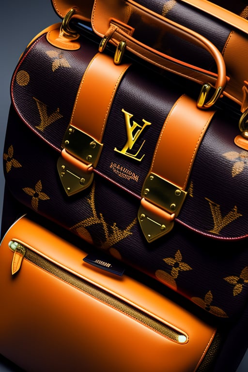 Louis Vuitton advertising campaign poster., Stable Diffusion