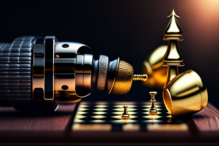Lexica - Chess pieces made doodles in the metaverse world