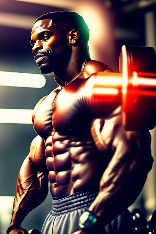 3D model Gym Bro - Giga Chad- Muscular man fitness crossfit VR