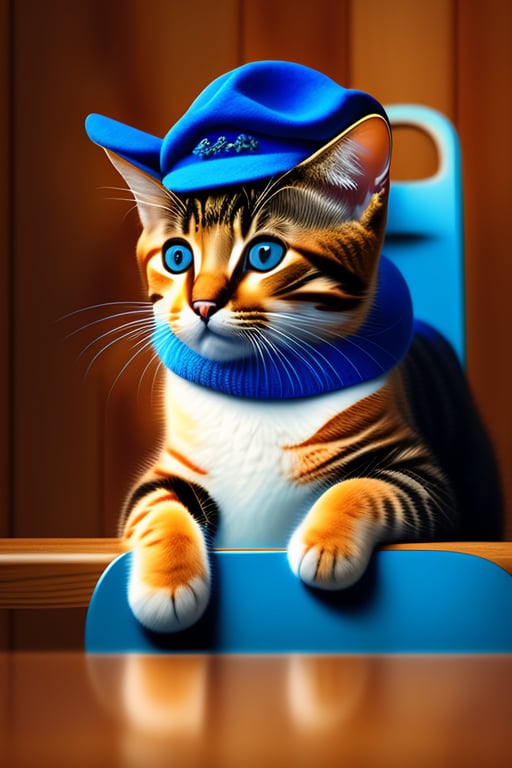 Lexica - A cat dressed as an international police officer with a cartoon  design