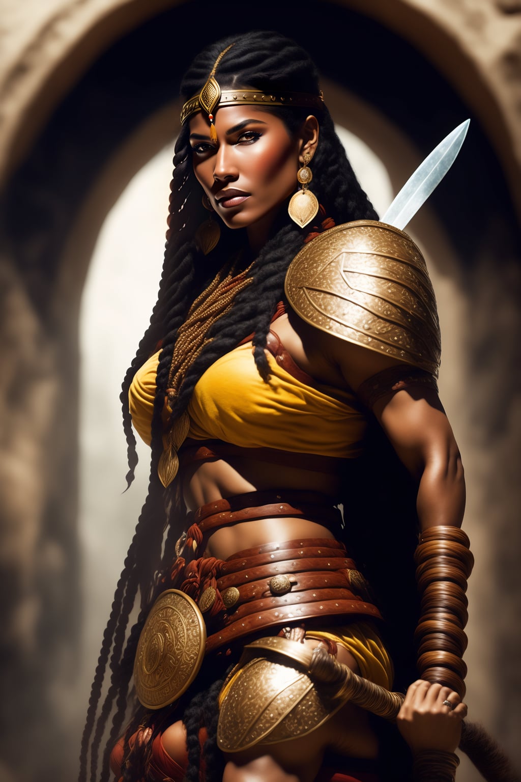 lexica-portrait-of-african-warrior-king