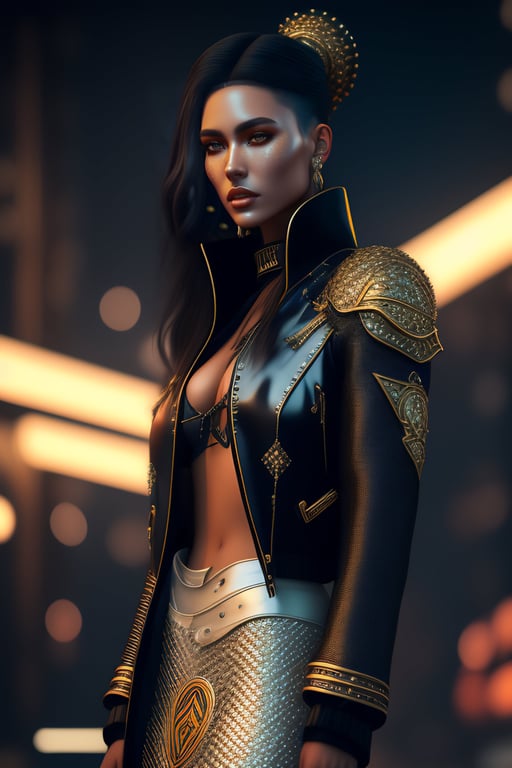 Lexica - royal attire cyberpunk