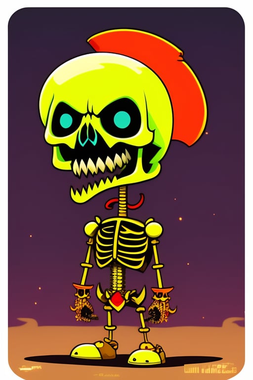 Lexica - skeleton emoji