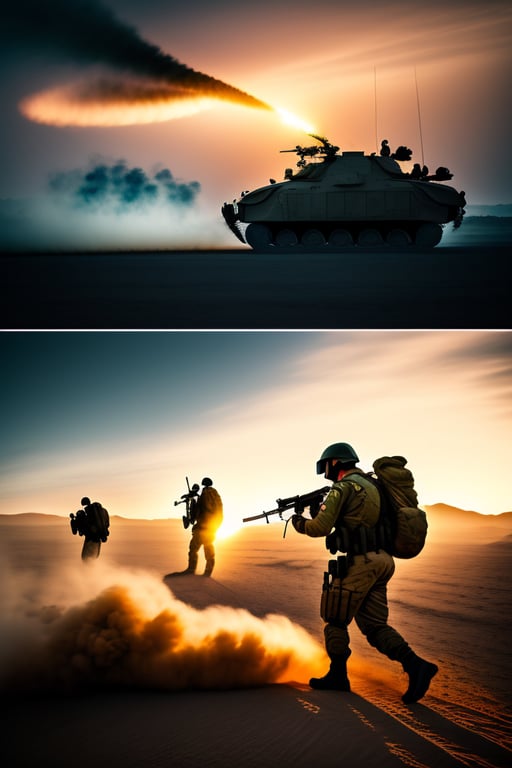 Lexica - dramatic war scene