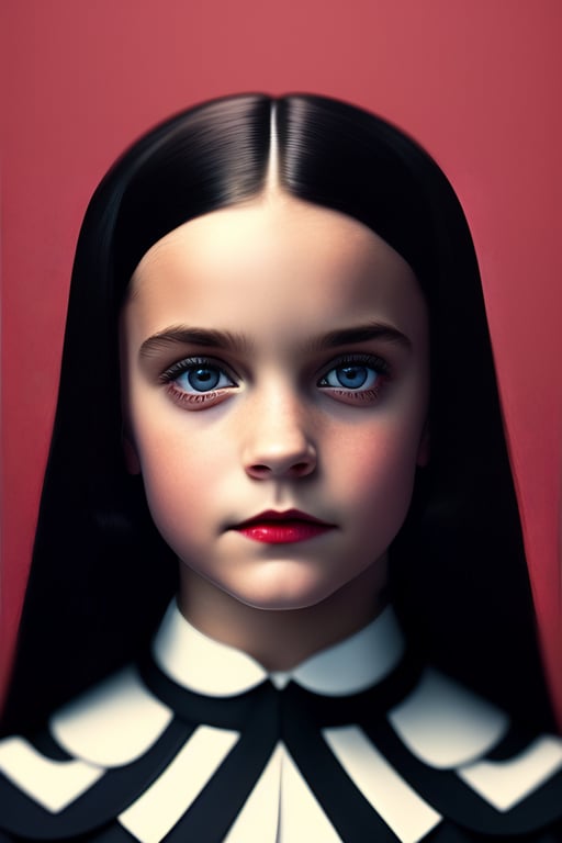 Lexica - baby wednesday addams