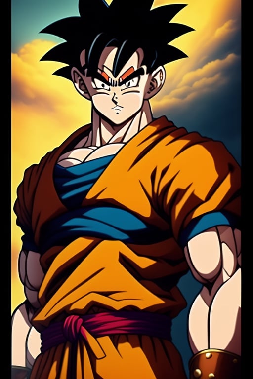 Lexica - goku from dragon ball z as a android in battle with gohan from dragon  ball z gt