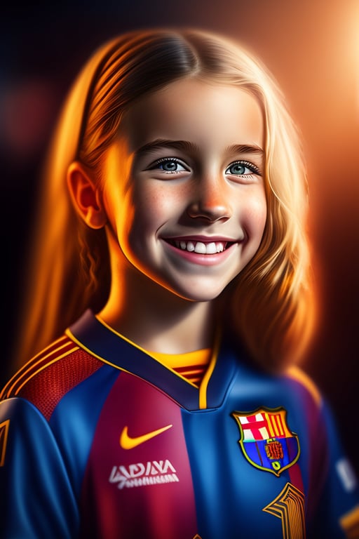 Lexica - Ronaldo with barcelona jersey