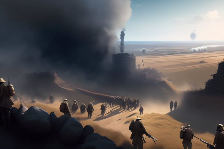 Lexica - dramatic war scene