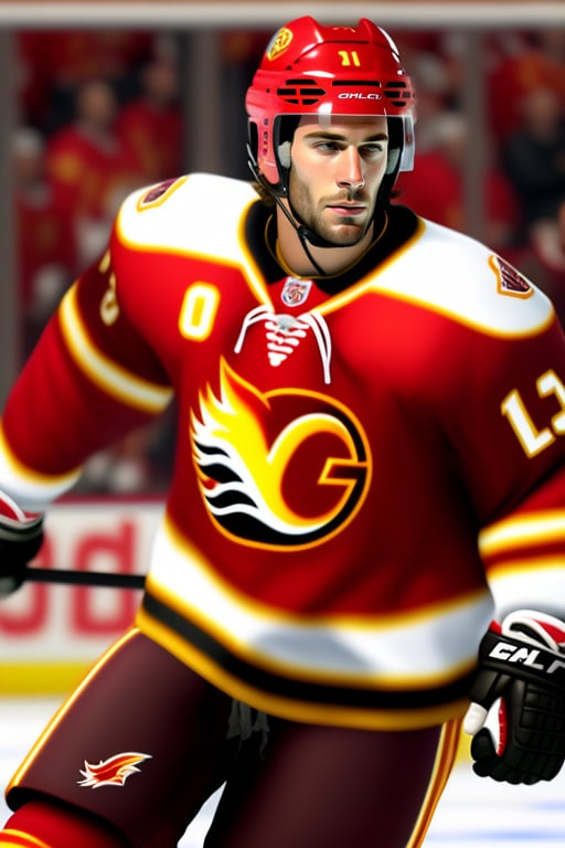 Flames Neon Jersey Concept : r/CalgaryFlames