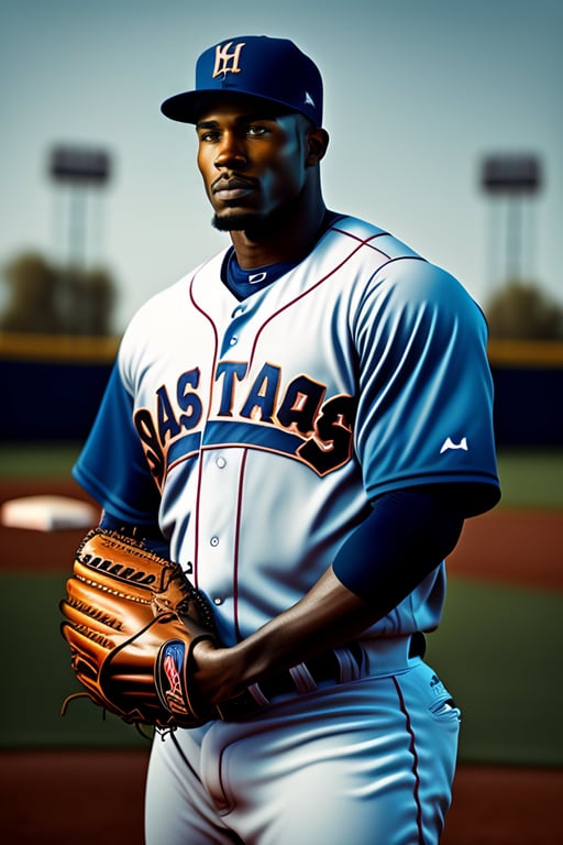 Lexica - Baseball uniform with the lettering ninth inning embroidered on  the chest, color of the uniform is orange with double black lines, unreal