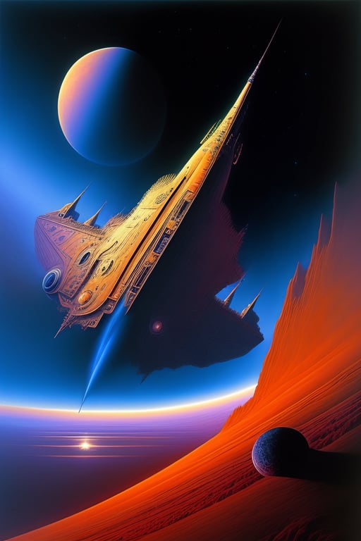 sci fi spacecraft art