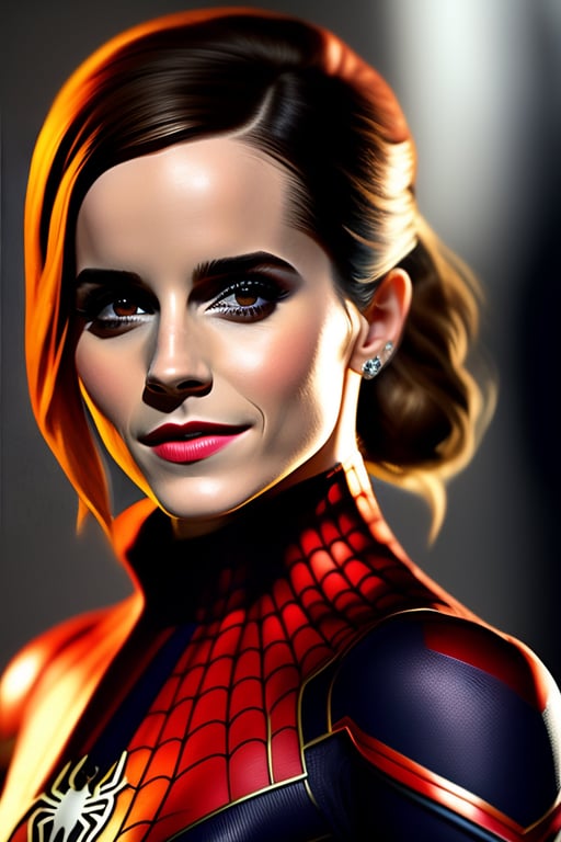 Lexica - emma watson with the spider-man costume