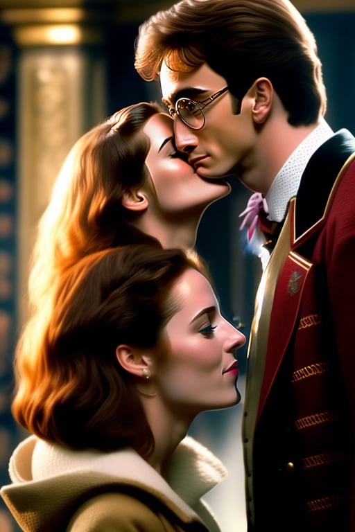 Harry Potter Draco And Hermione Kiss