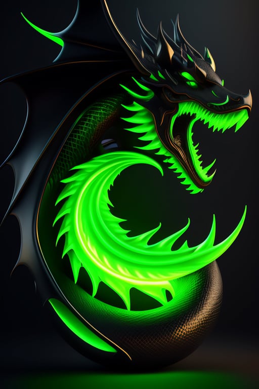 green dragon wallpaper hd