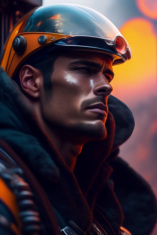 Lexica - hunky fireman