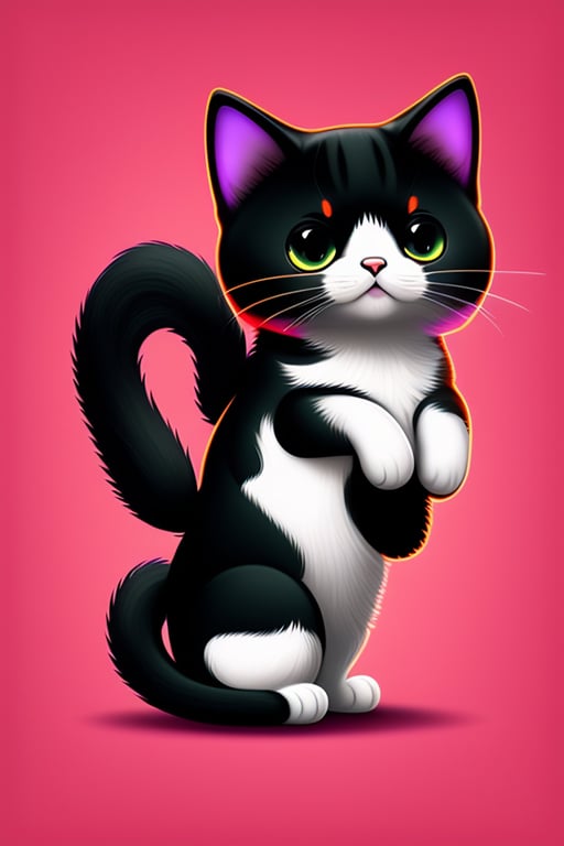 Lexica - fun cartoon cat