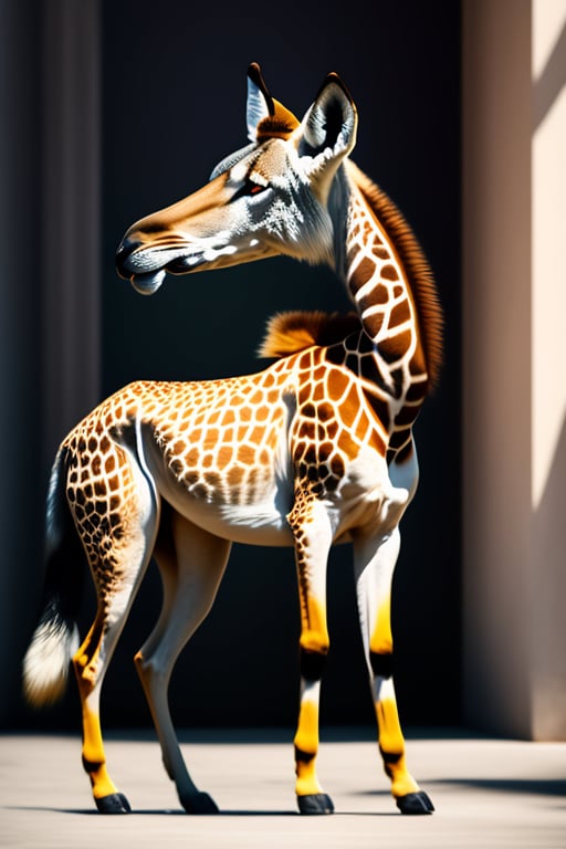 giraffe body paint