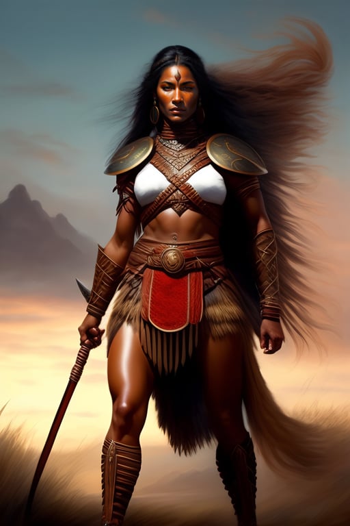 tribal woman warrior