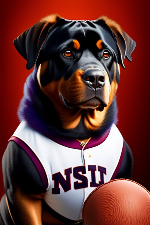 Lexica - the rottweilers of california baseball uniform team mockup