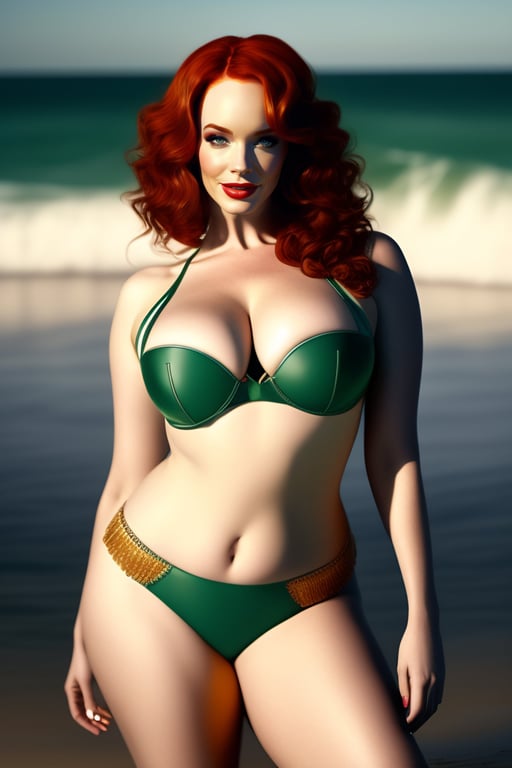 Spicy add to Coping Lexica - amazing beautiful christina hendricks with mouth wide open in  forest with bra