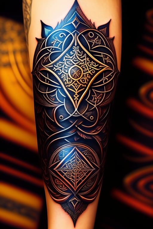 Lexica - ignorant style tattoo art