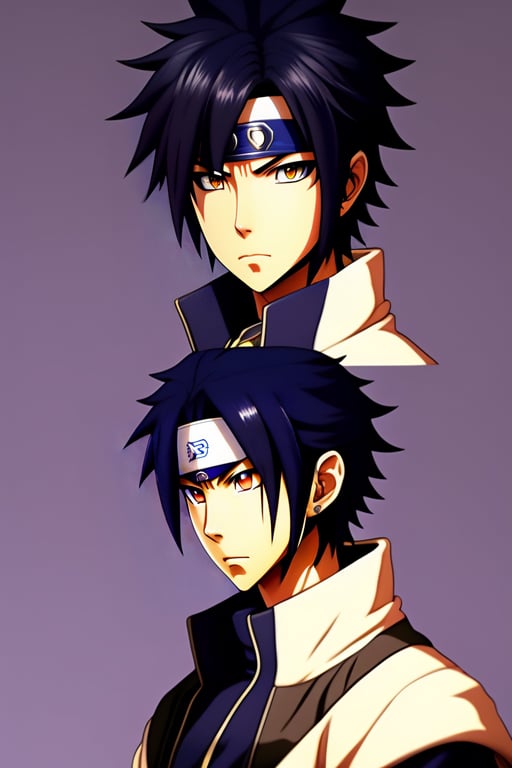 Lexica - Sasuke uchiha from Naruto ,anime style, octane rendering