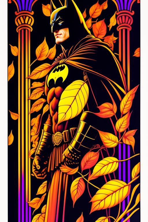 portrait painting of skeletor as batman, art by akira, Stable Diffusion