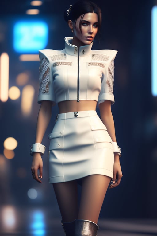 simple futuristic attire for female