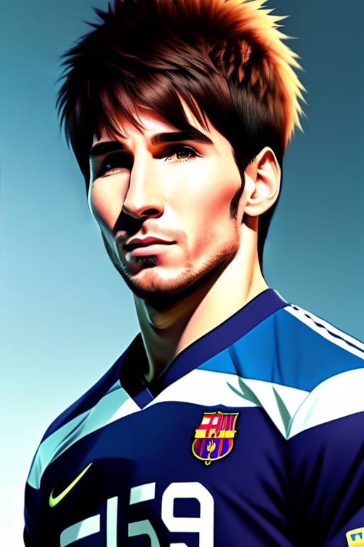 Lexica - lionel messi mascot cartoon character football