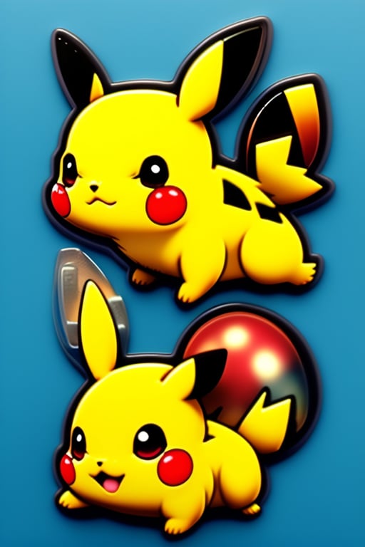 Lexica - pikachu glass window