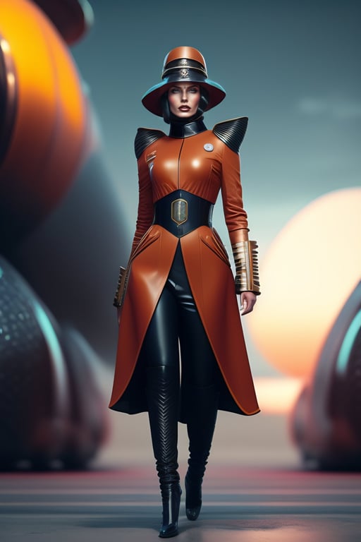 Lexica - futuristic shapes that will define his costume