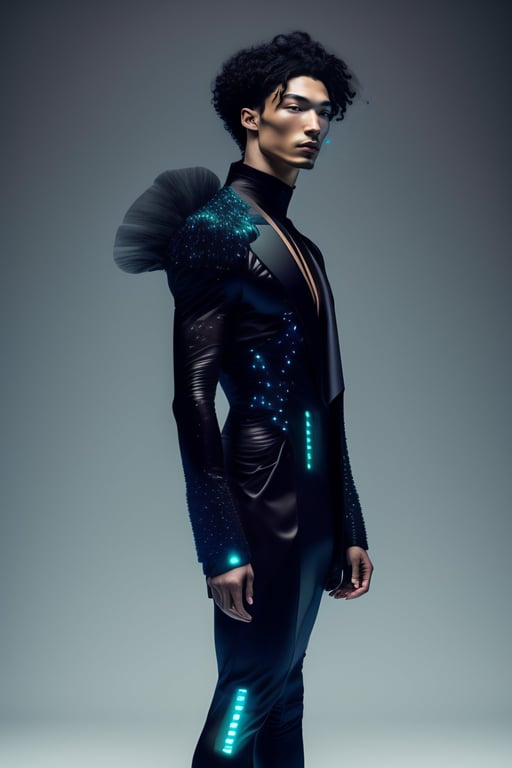 simple futuristic attire for male