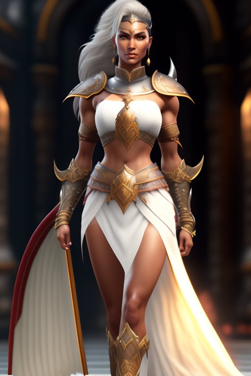 Lexica - Women warrior, dragon armor, white skin, full body, hyper  detailed, sharp focus, smooth face, 3d render, unreal engine