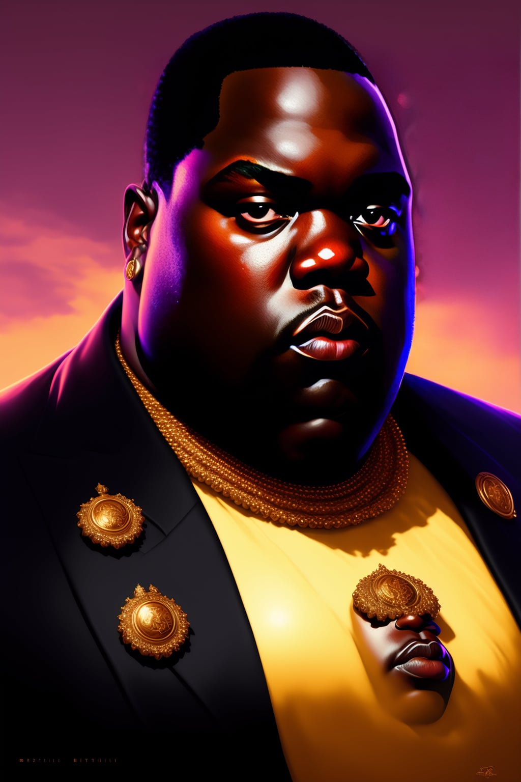 Notorious Big Caricature