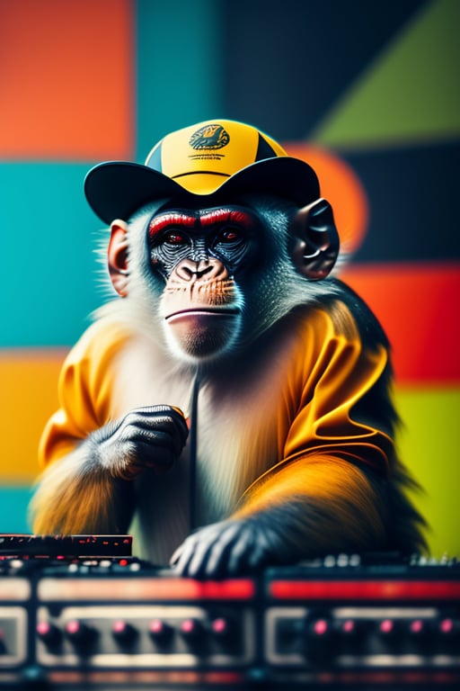 Monkey Pointing a Gun at a Computer Meme, Stable Diffusion