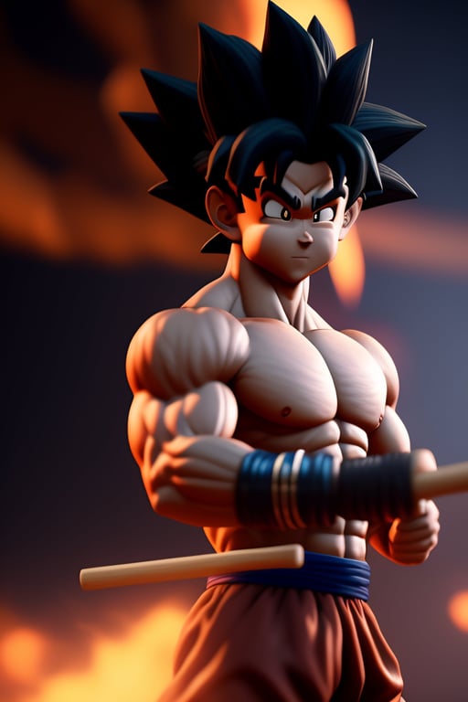 Goku,Super saiyan , HD, UHD, HDR, Highly detailed, h, saiyajin ou sayajin 