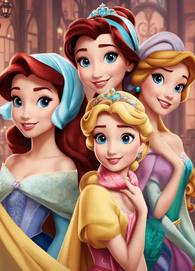 Lexica - disney princesses
