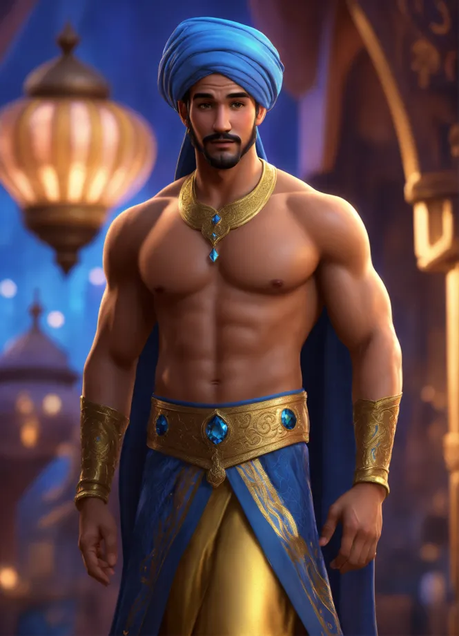 Arabian Persian Prince Aladdin Mens Costume