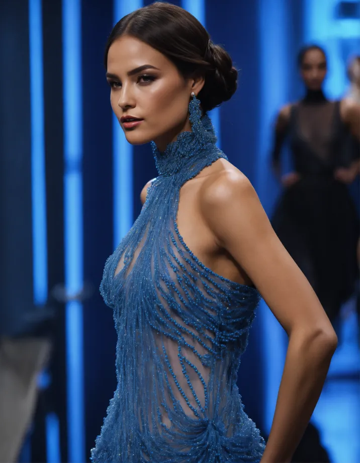 irina shayk blue dress Irina Shayk attends the Manus x Machina: Fashion in an Age of Technology  Costume Institute Benefit Gala at Metropolitan Museum of Art on May 2, 2016  in New York City, NY, USA