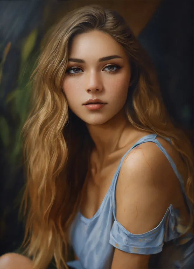 Lexica - Realistic full body portrait of white 18 year old woman