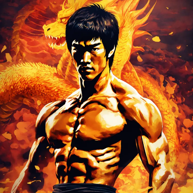 Lexica highly detailed portrait of bruce lee