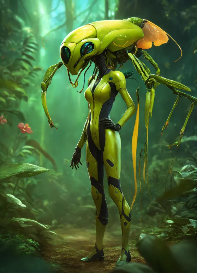Humanoid Insect Race