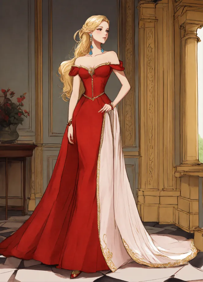 open lace back dress Vixen Wavy Blonde Wig Disney Princess Hair