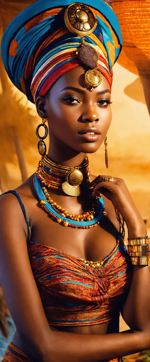 African on sale queen necklace