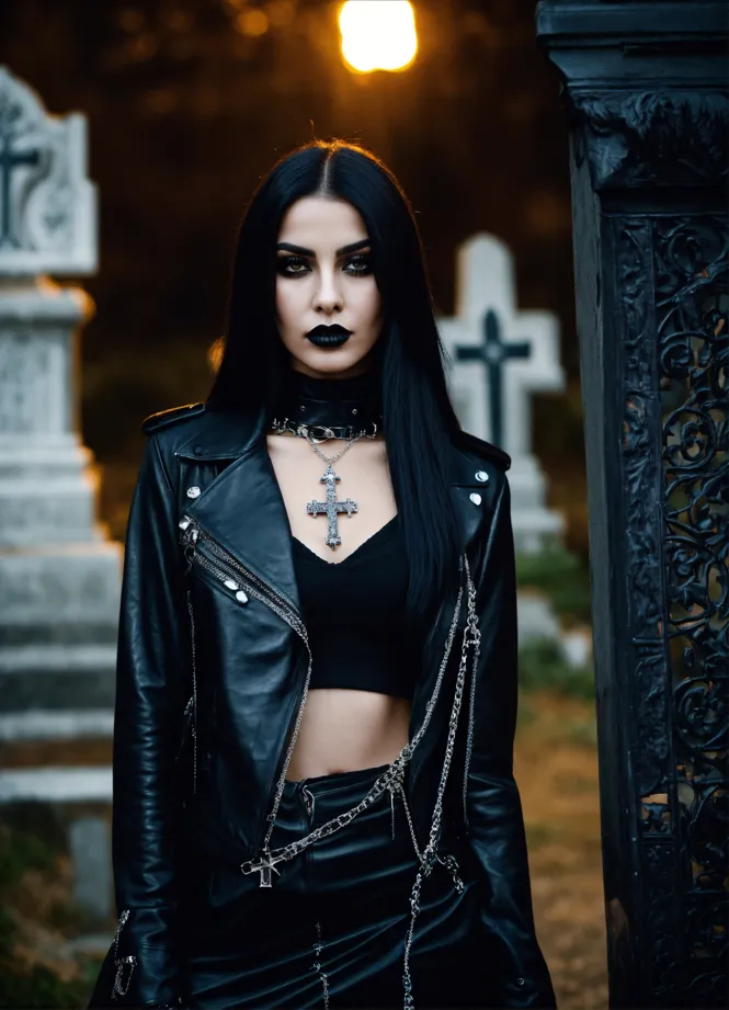 Leather deals gothic clothing